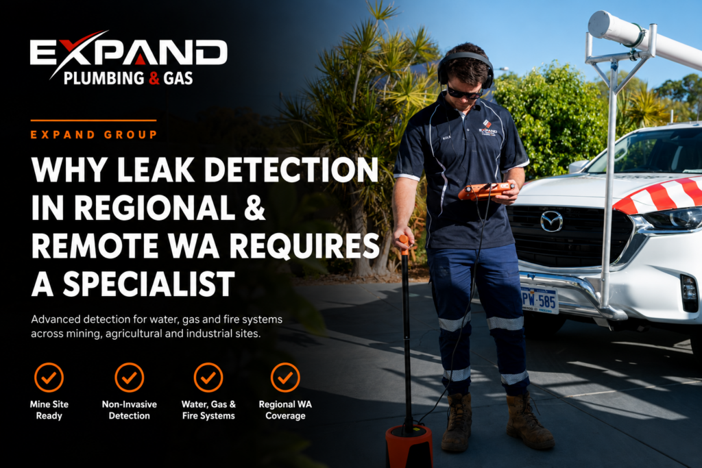 Why Leak Detection in Regional and Remote WA Requires a Specialist